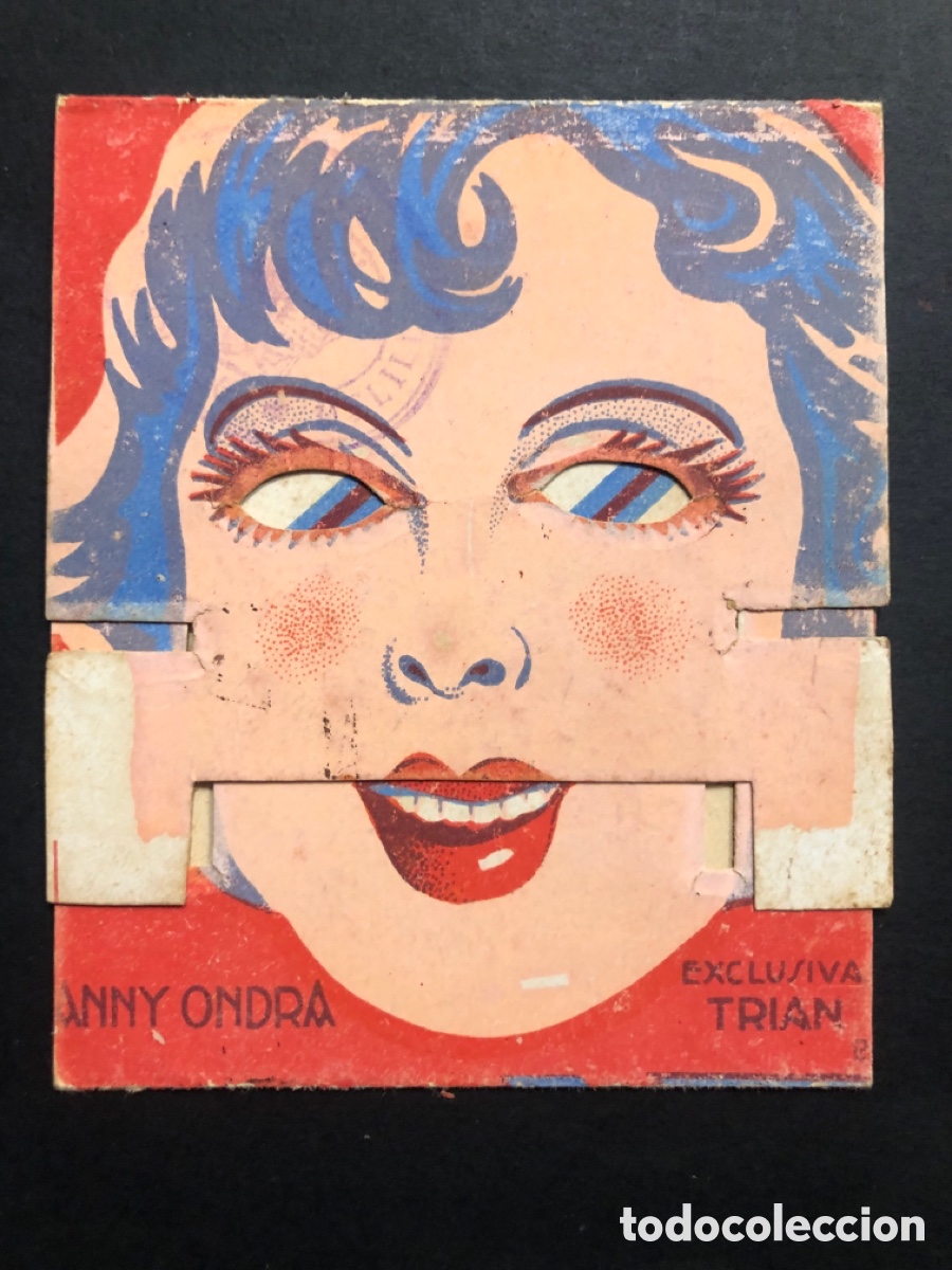  Flyers Publicitaires de films Anciens: Programa exclusiva trian troquelado Anny Ondra con publicidad cine monumental A10