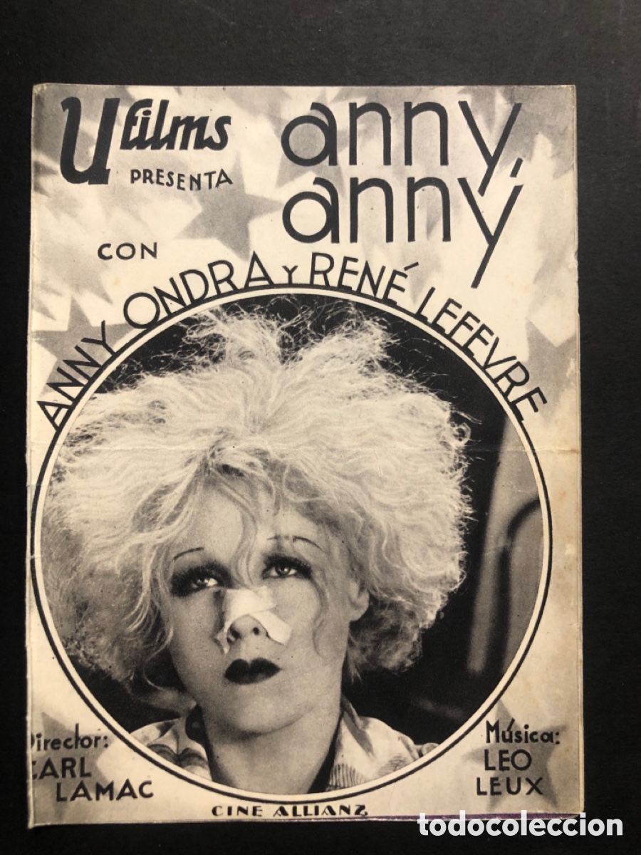 Cine: Programa anny Anny Anny Ondra rene lefevre A10 - Foto 1