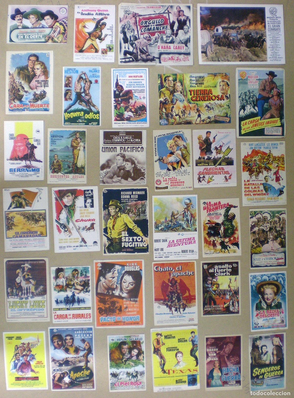 Cine: TK49D INDIOS APACHE SIOUX COMANCHE COLECCION DE 55 PROGRAMAS ORIGINALES ESPA&Ntilde;OLES - Foto 2