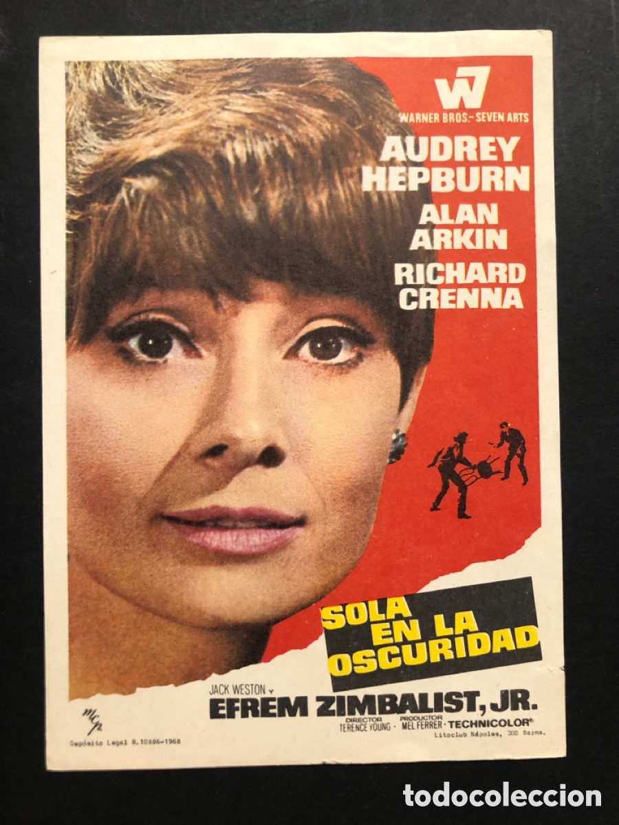 Cine: Programa sola en la oscuridad audrey hepburn A10 - Foto 1