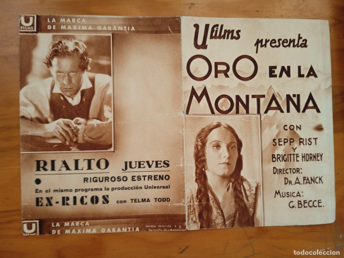 Cine: TAMMY-- PROGRAMA DE CINE--ORO EN LA MONTA&Ntilde;A - Foto 1