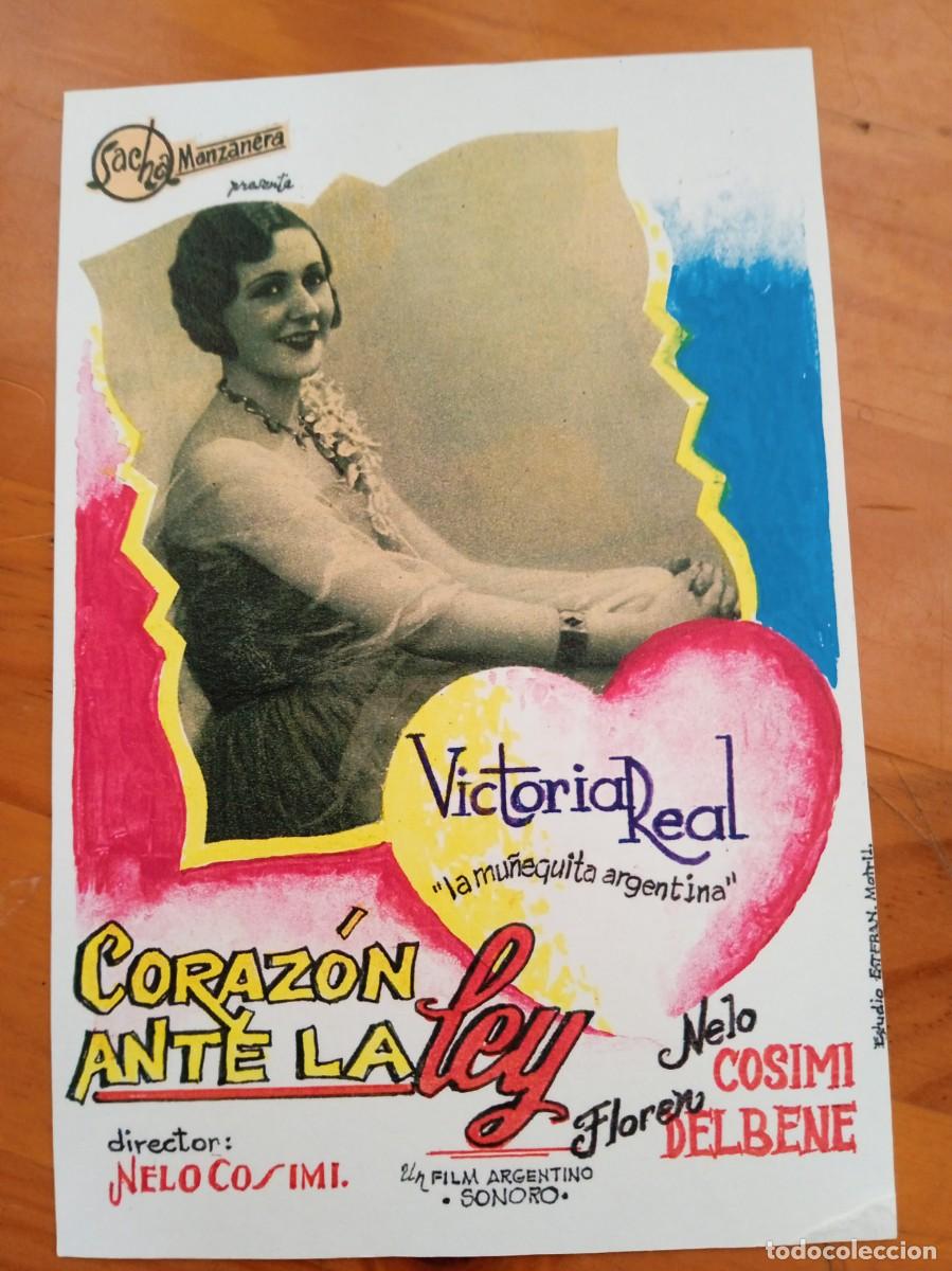  Flyers Publicitaires de films Anciens: TAMMY-- PROGRAMA DE CINE--CORAZON ANTE LA LEY (edit. Esteban Lirola)