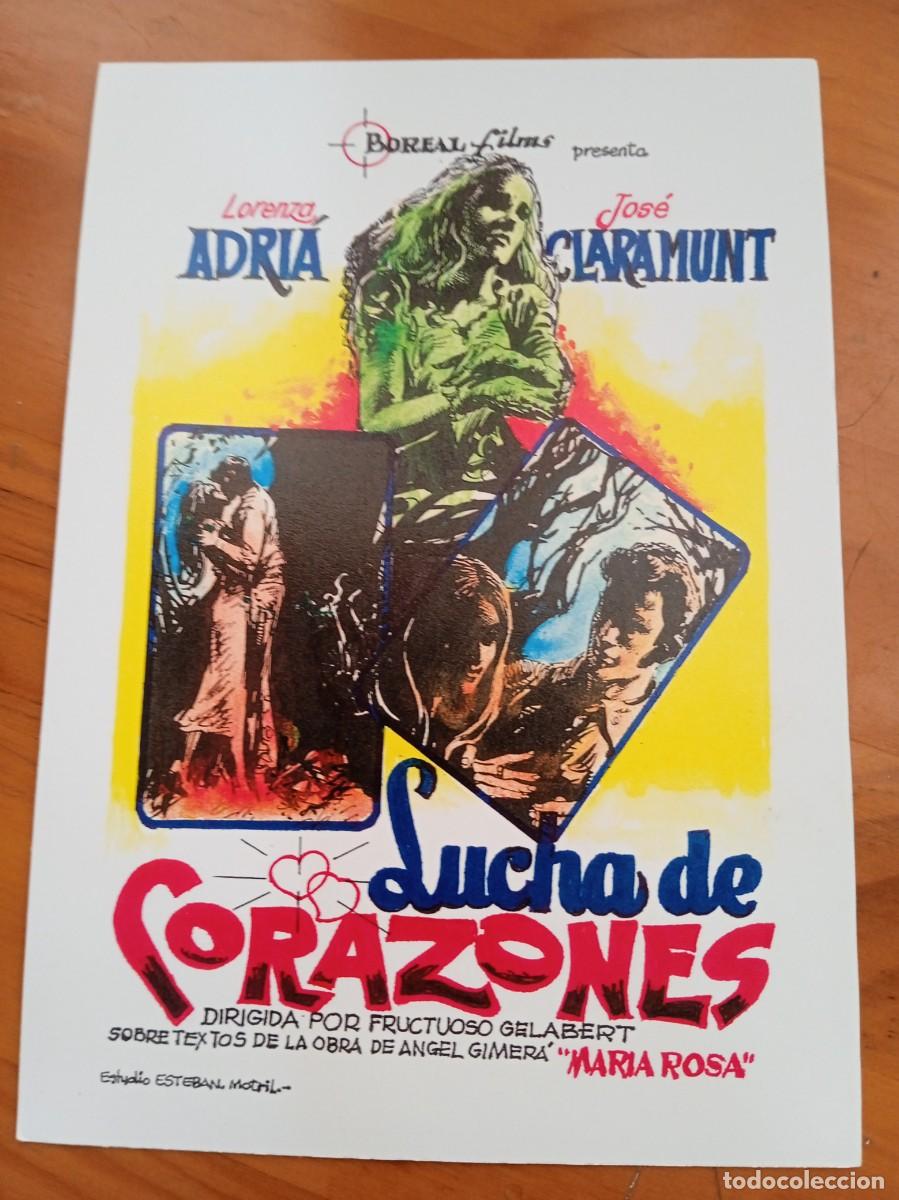  Flyers Publicitaires de films Anciens: TAMMY-- PROGRAMA DE CINE--LUCHA DE CORAZONES (edit. Esteban Lirola)