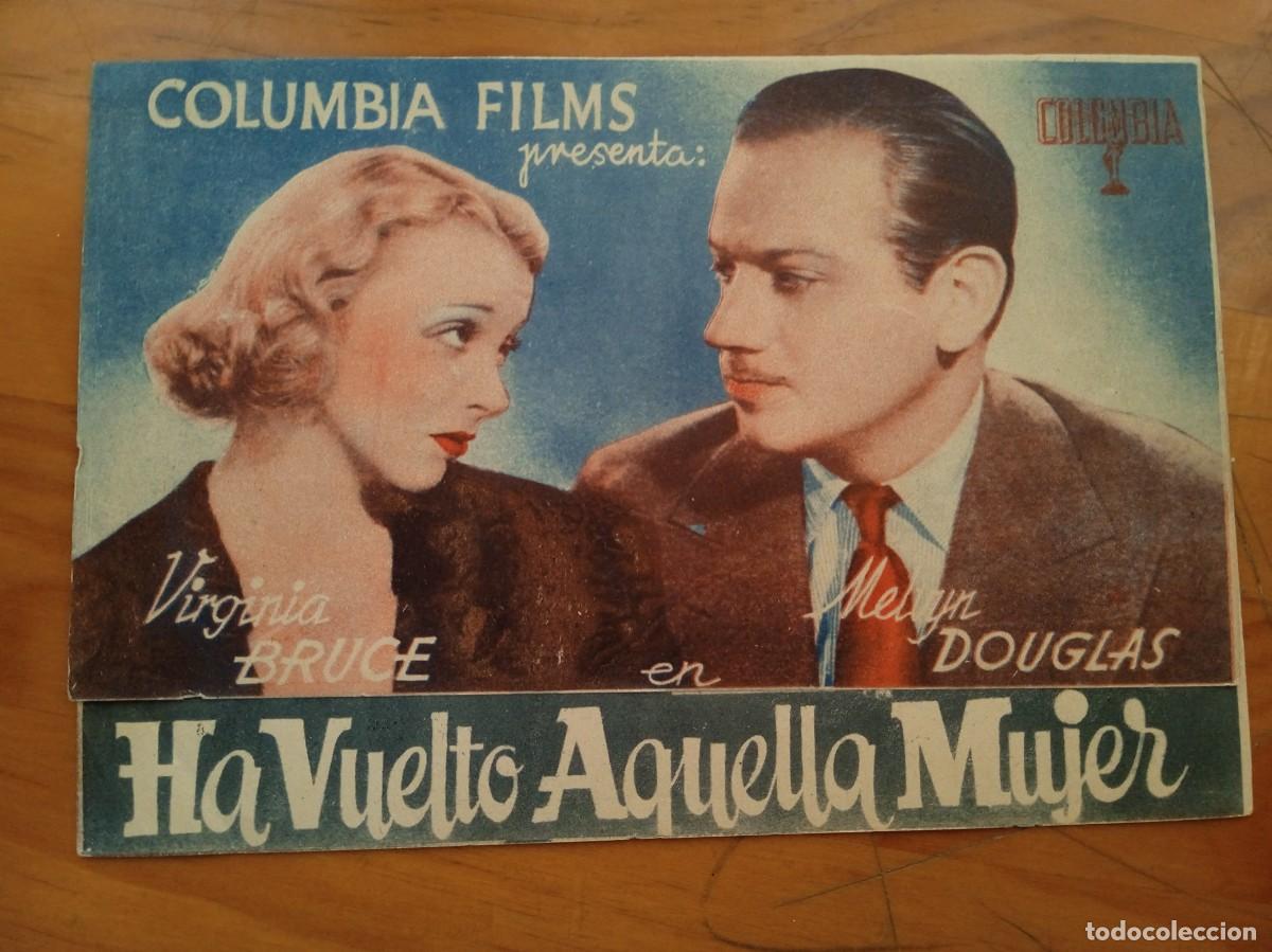  Flyers Publicitaires de films Anciens: TAMMY-- PROGRAMA DE CINE-- HA VUELTO AQUELLA MUJER