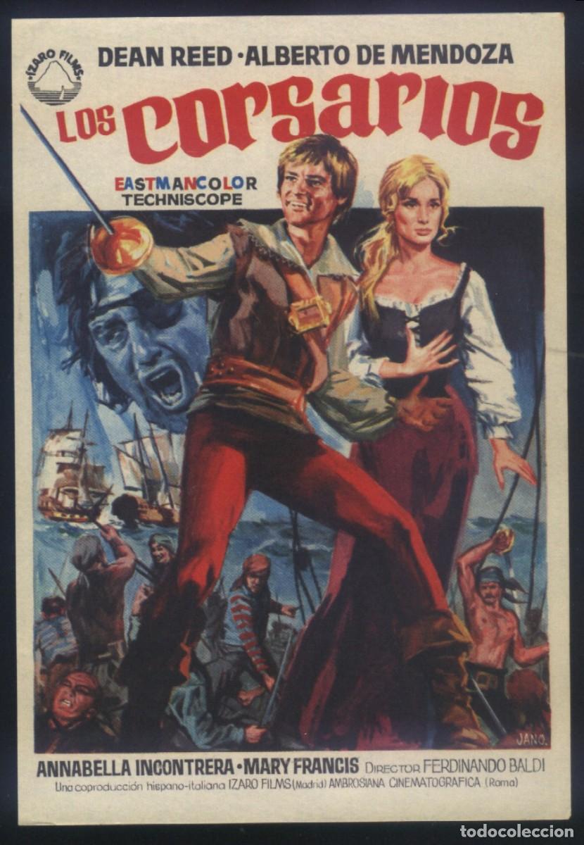 Cine: Q-03406- LOS CORSARIOS (Dean Reed - Alberto de Mendoza - Annabella Incontrera)