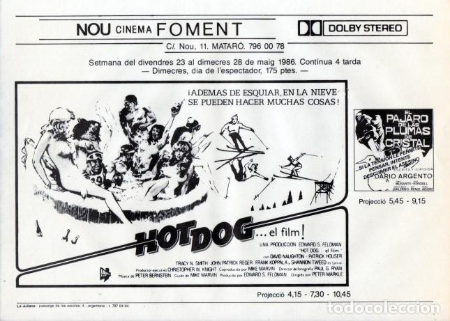 Cine: HOT DOG (Con publicidad) - Foto 1