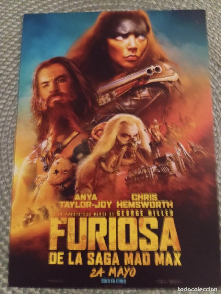 Cine: PROGRAMA DE ** FURIOSA DE LA SAGA MAD MAX **. 21 x 15 CMS. - Foto 1