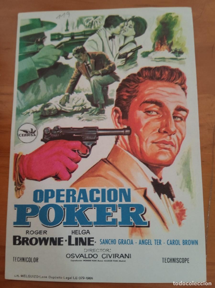 Cine: TAMMY-- PROGRAMA DE CINE--OPERACION POKER