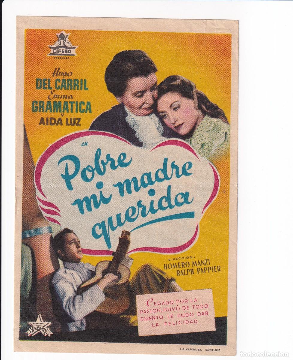 Cine: POBRE MI MADRE QUERIDA : HUGO DEL CARRIL - Foto 1