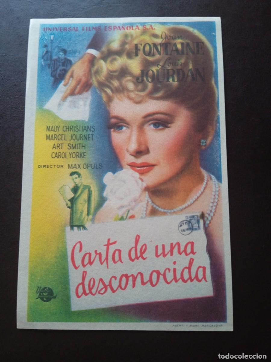Cine: Carta de una desconocida - Foto 1