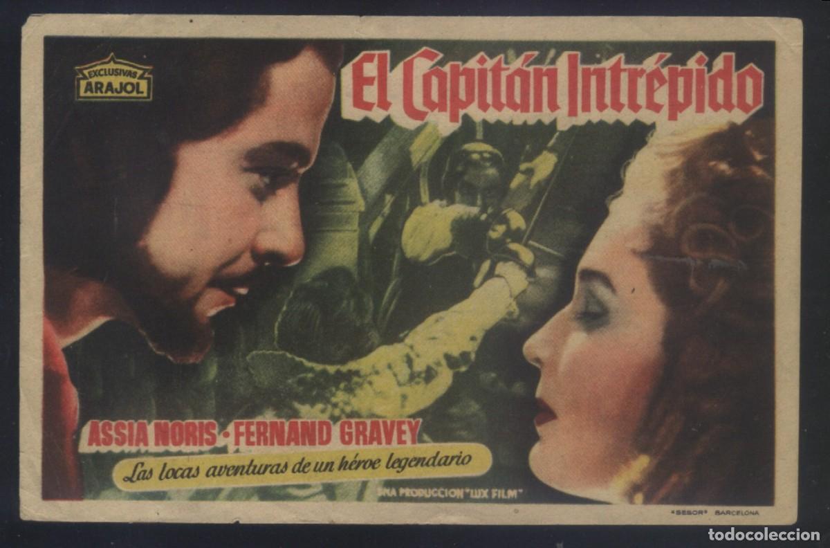 Cine: Q-06372- EL CAPITAN INTREPIDO (Le capitaine Fracasse) (CINE SANJUAN) Fernand Gravey - Assia Noris