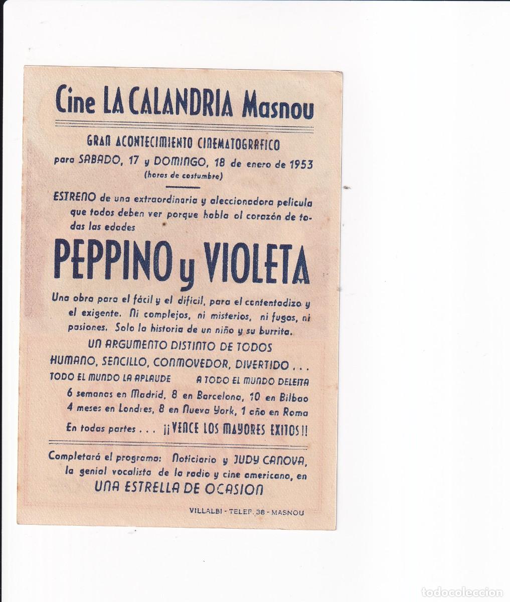 Cine: PEPPINO Y VIOLETA : VITTORIO MANUNTA - Foto 2