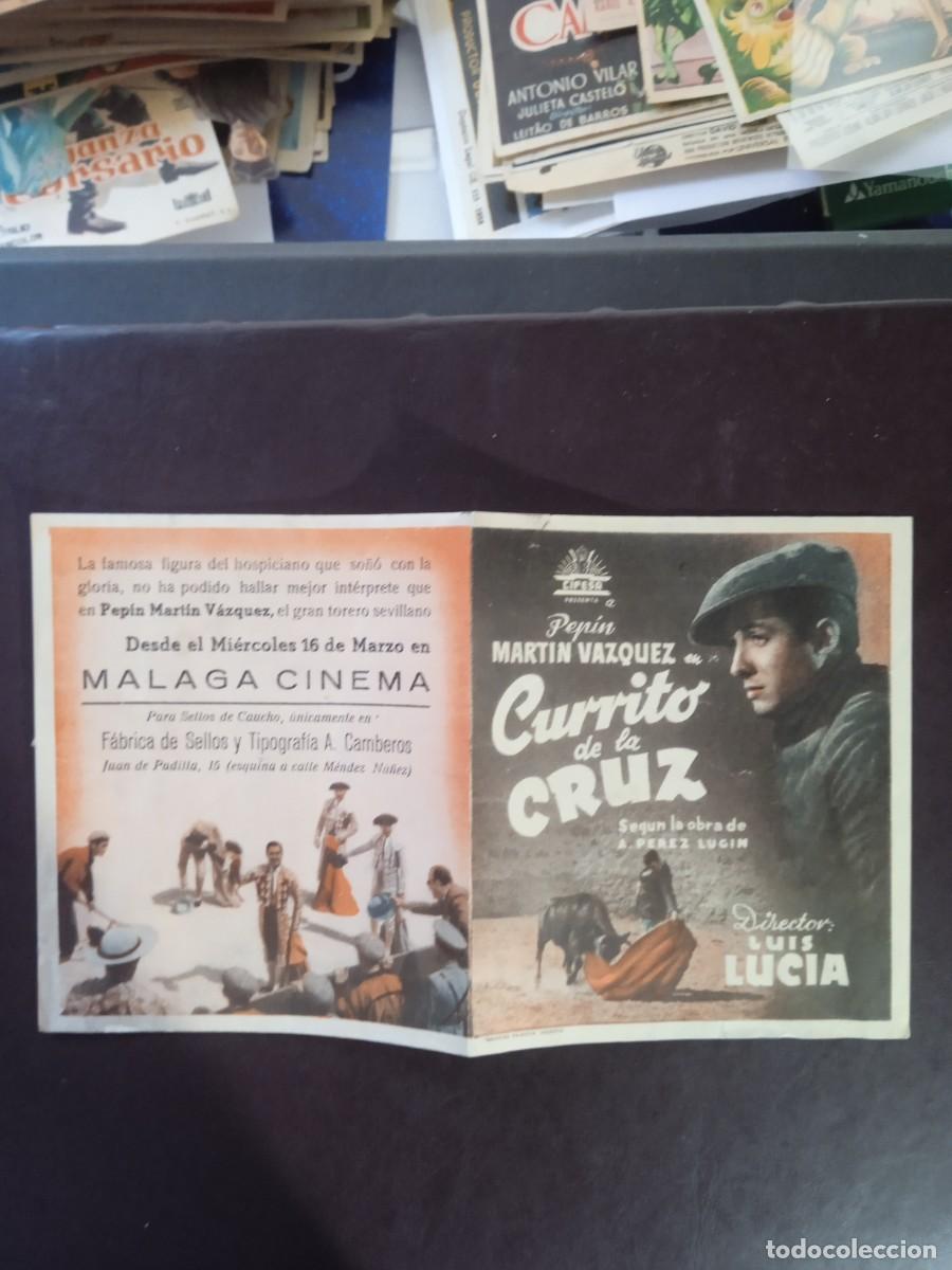 Cine: Currito de la Cruz Doble con publicidad M&aacute;laga Cinema