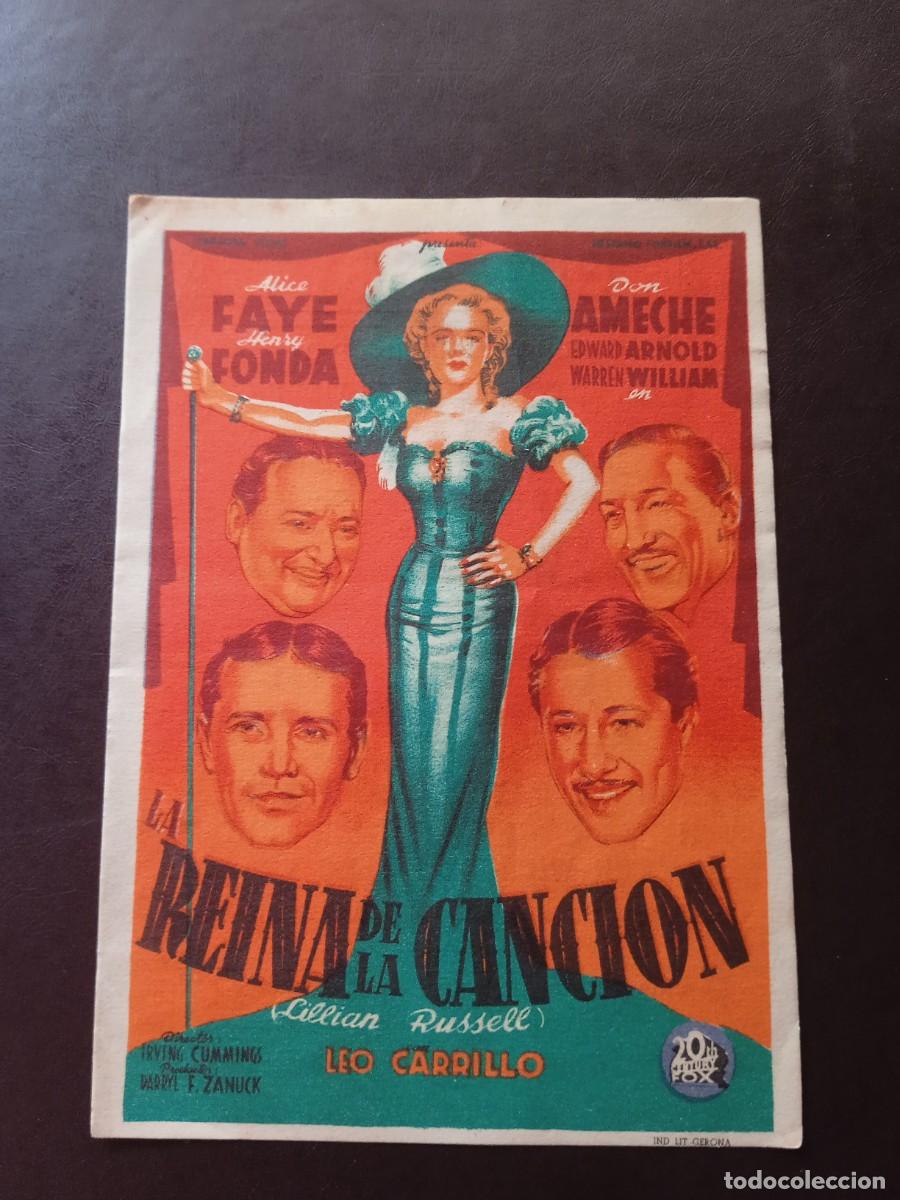 Cine: La reina de la canci&oacute;n con publicidad Cine Goya