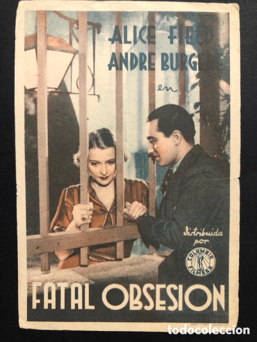Cine: Programa fatal obsesion alice field A10