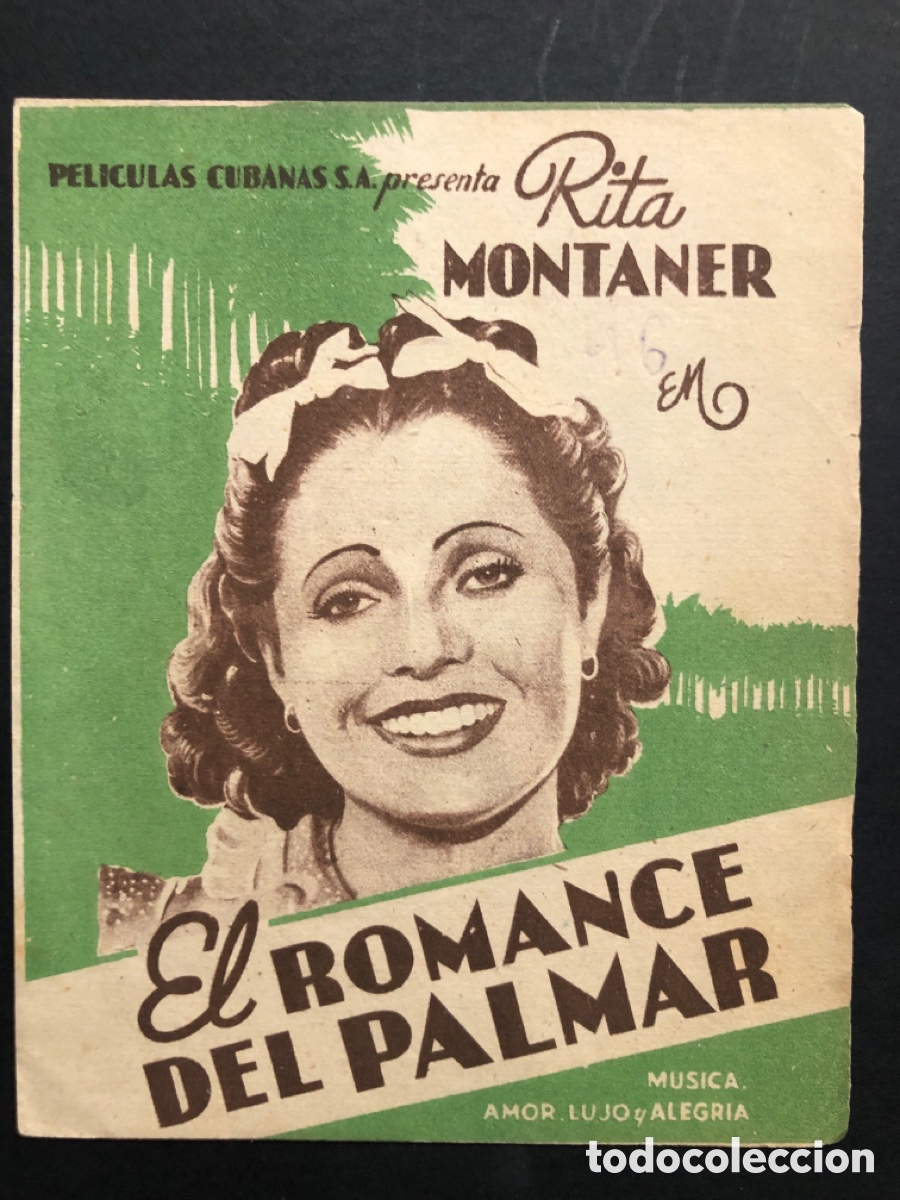 Cine: Programa el romance del palmar Rita Montaner A10