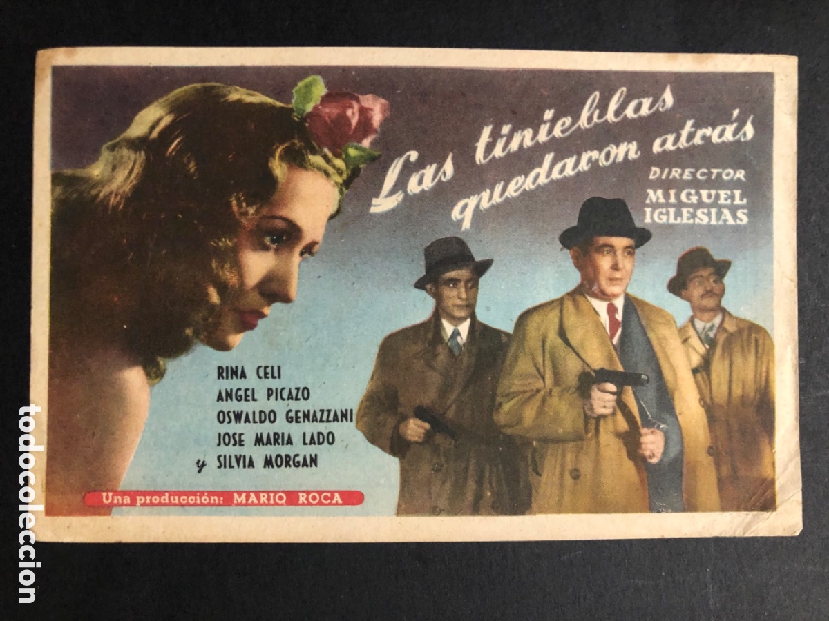 Cine: Programa las tinieblas quedaron atr&aacute;s Rina Celi con publicidad cine victoria tetuan A10