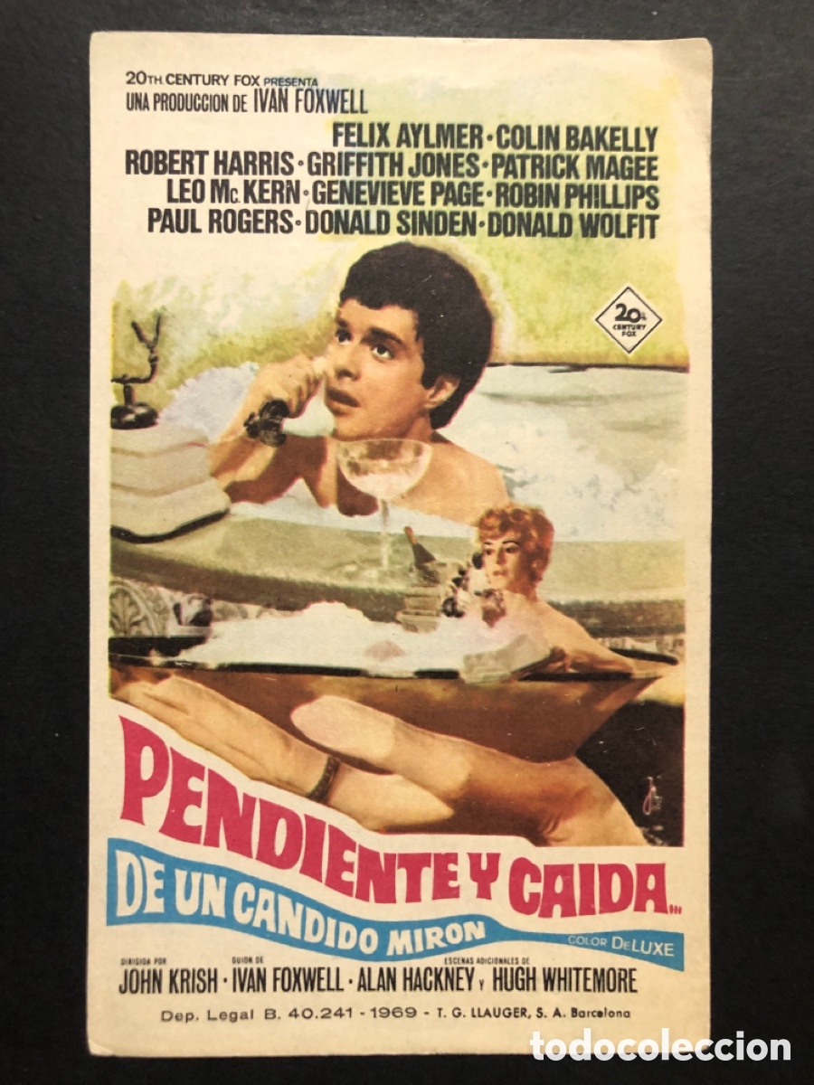 Cine: Programa pendiente y caida F&eacute;lix aylmer A10