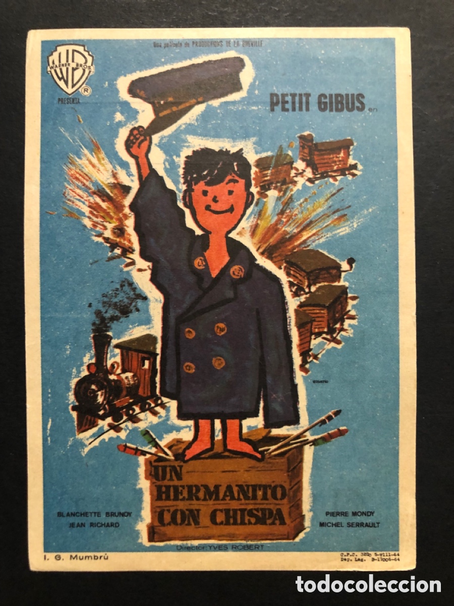 Cine: Programa un hermanito con chispa con publicidad cine capitol tarragona A10