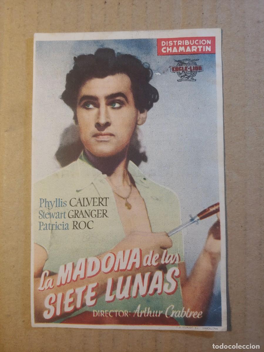 Kino: FOLLETO DE MANO CON PUBLCIDAD DE LA PELICULA LA MADONA DE LAS SIETE LUNAS