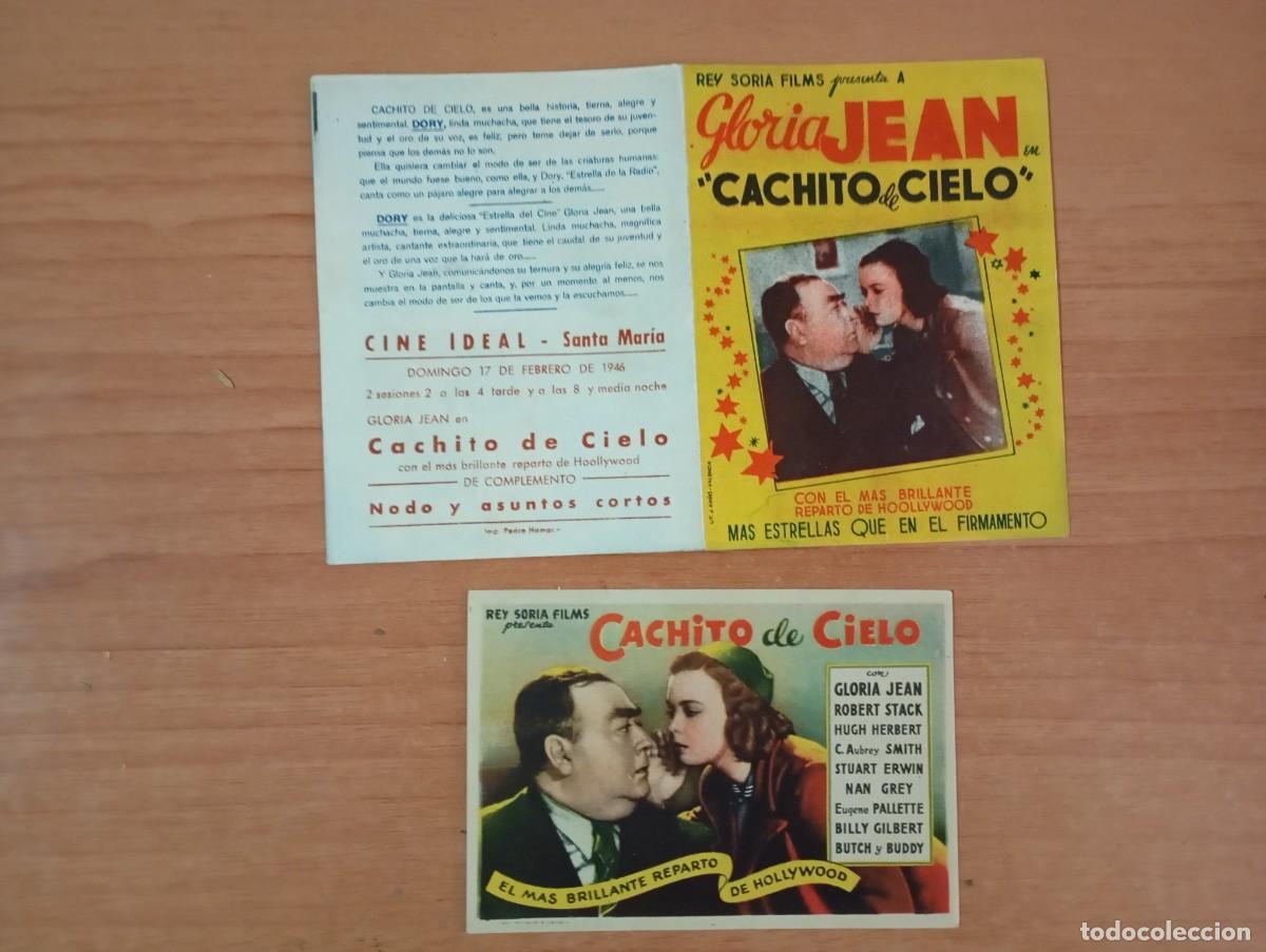 Cine: VERDE2-PROGRAMA DE CINE DE LA PELICULA-- CACHITO DE CIELO