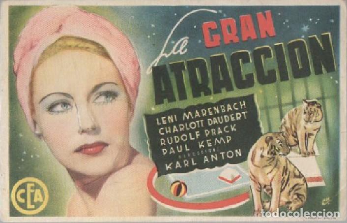 Cine: PROGRAMA DE CINE: LA GRAN ATRACCI&Oacute;N PC-7620 - Foto 1