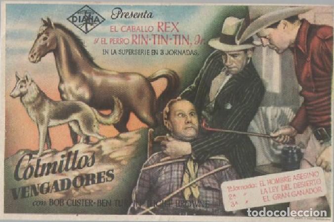 Cine: PROGRAMA DE CINE: COLMILLOS VENGADORES PC-7621 - Foto 1