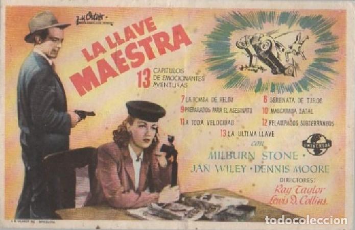 Cine: PROGRAMA DE CINE: LA LLAVE MAESTRA PC-7654 - Foto 1