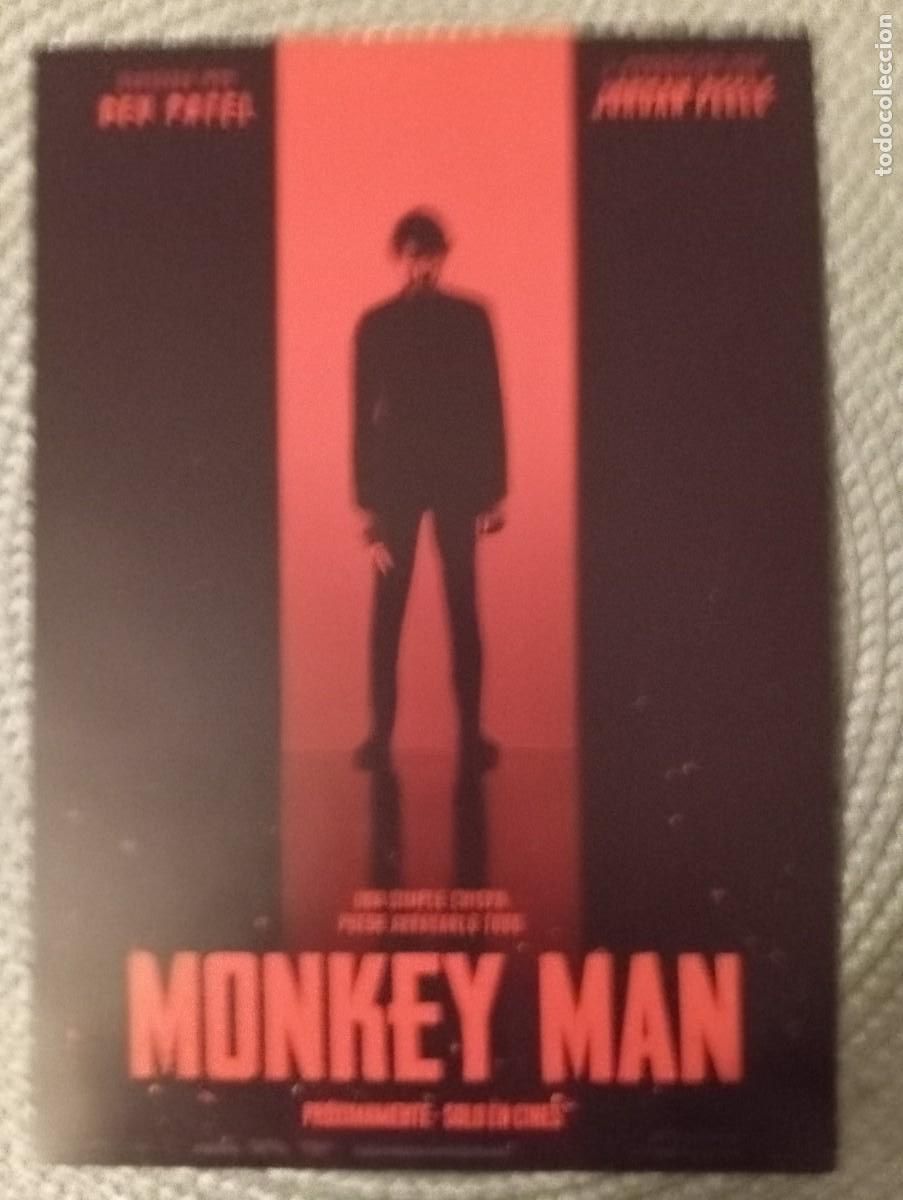 Cine: PROGRAMA DE ** MONKEY MAN ** DEV PATEL . 21 x 15 CMS. - Foto 1