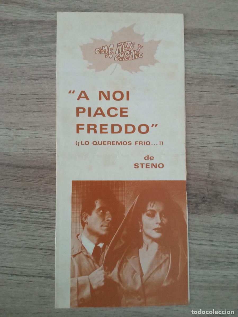 Cine: A NOI PIACE FREDDO (&iexcl;LO QUEREMOS FRIO!), UGO TOGNAZZI, CINE DE ARTE Y ENSAYO