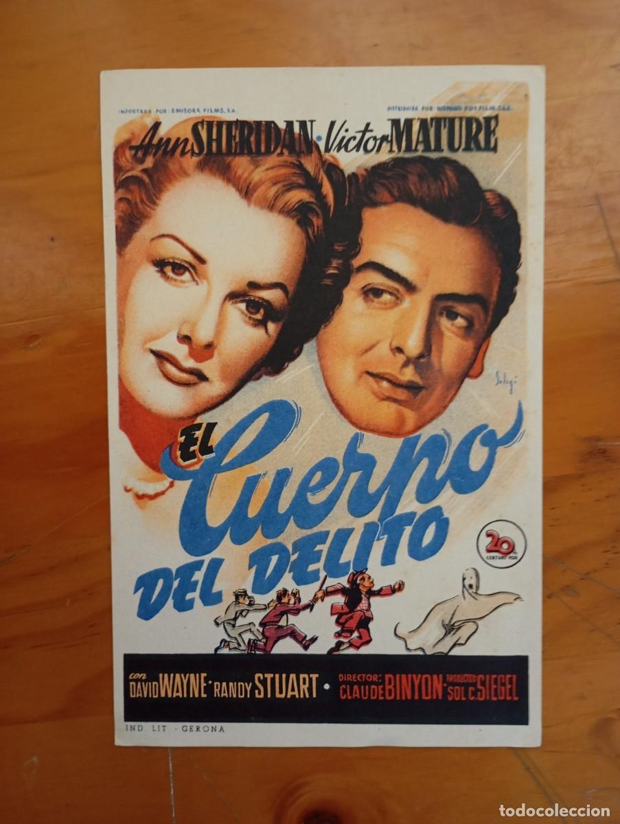 Cine: TAMMY--PROGRAMA DE CINE--- EL CUERPO DEL DELITO