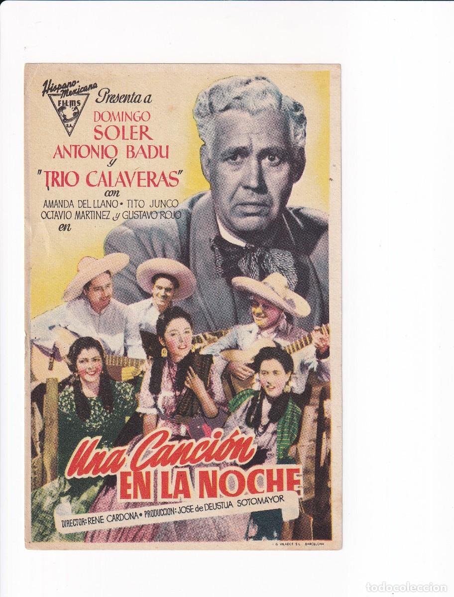 Cine: UNA CANCION EN LA NOCHE : DOMINGO SOLER - Foto 1