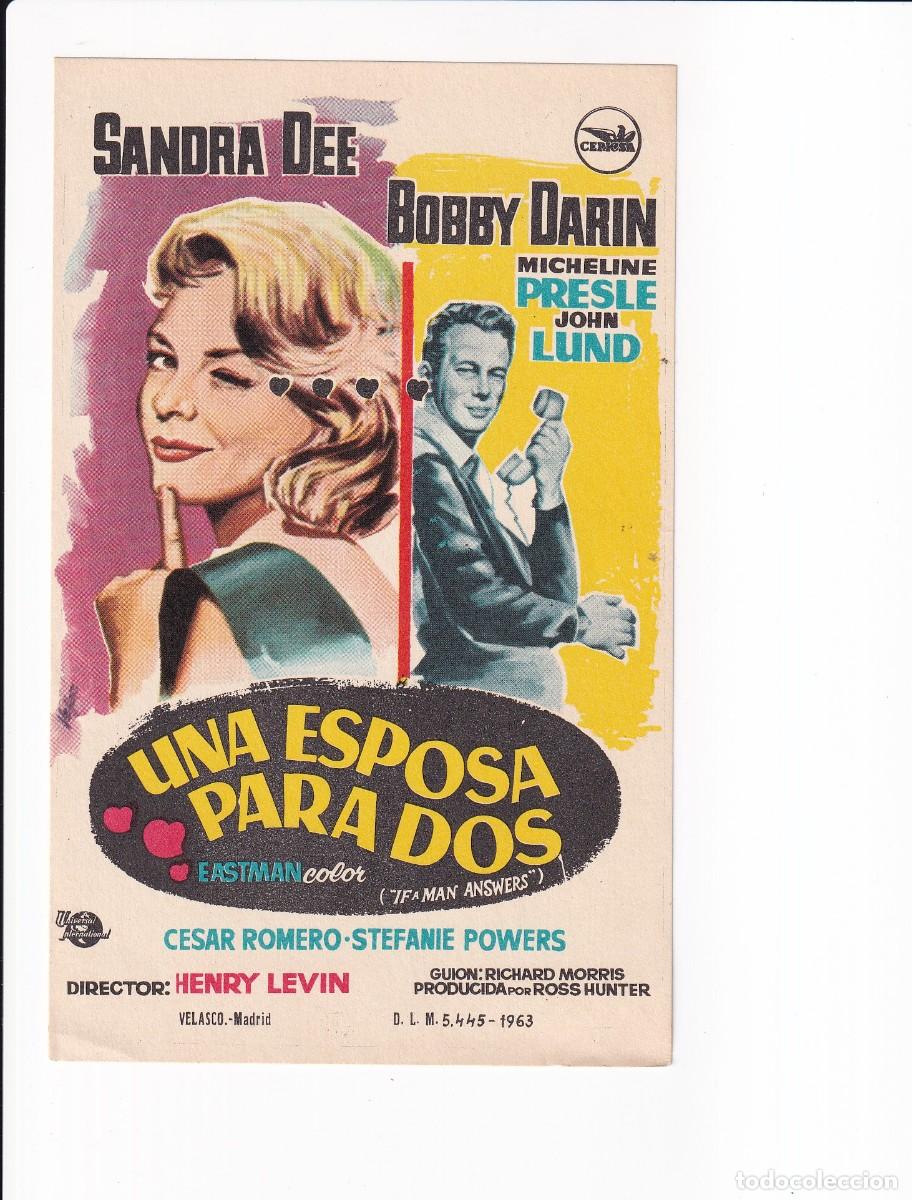 Cine: UNA ESPOSA PARA DOS : SANDRA DEE - Foto 1