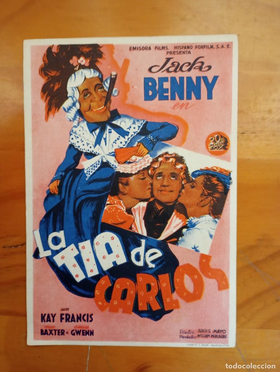 Cine: TAMMY-- PROGRAMA DE CINE--LA TIA DE CARLOS