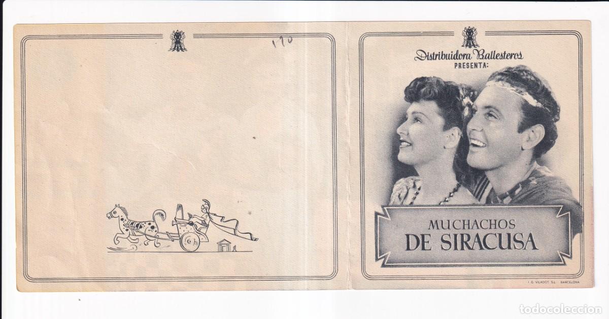 Cine: MUCHACHOS DE SIRACUSA : ALLAN JONES - Foto 1