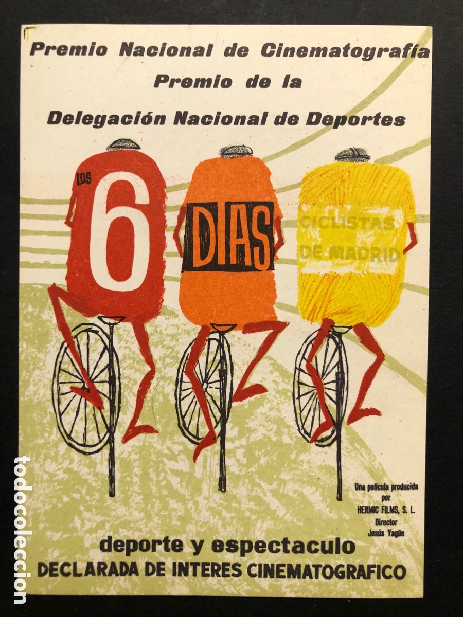 Cinema: Programa 6 d&iacute;as ciclistas de madrid con publicidad A10