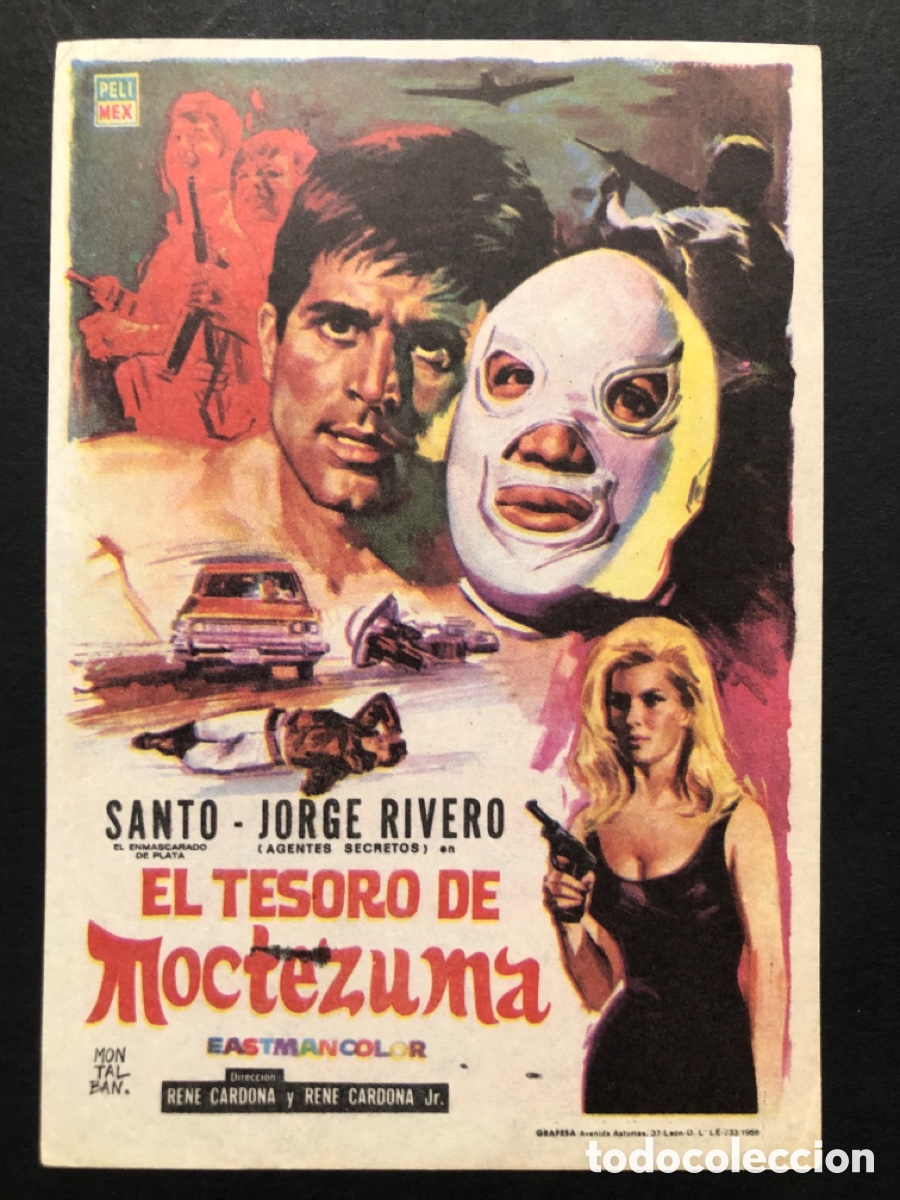 Cine: Programa santo el enmascarado de plata el tesoro de moctezuma A9 - Foto 1