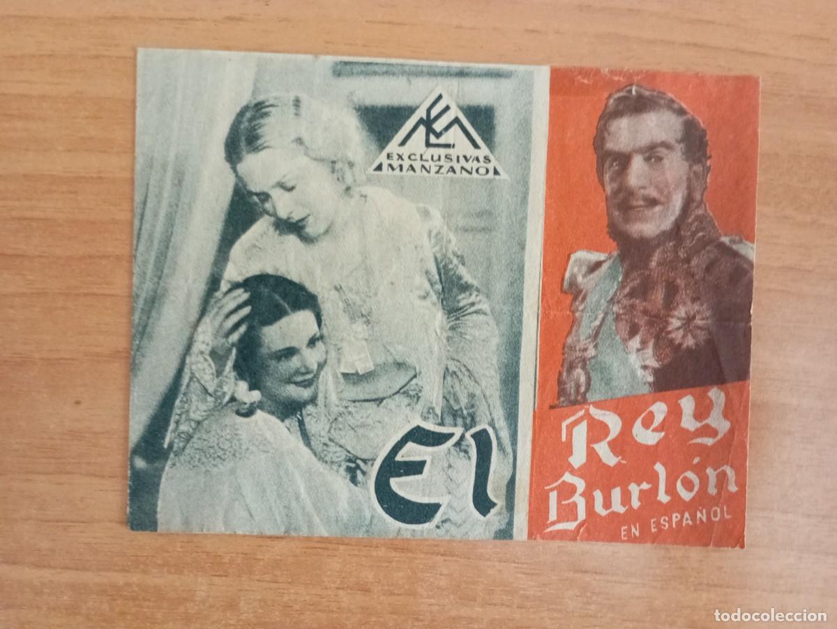 Cine: AL1-PROGRAMA DE CINE DE LA PELICULA--- EL REY BURL&Oacute;N