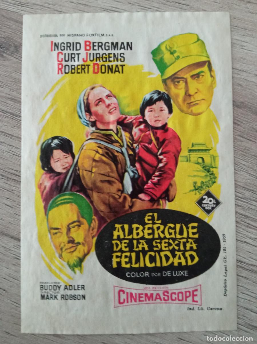 Cinema: EL ALBERGUE DE LA SEXTA FELICIDAD, INGRID BERGMAN, CINE CALDENSE, 1960