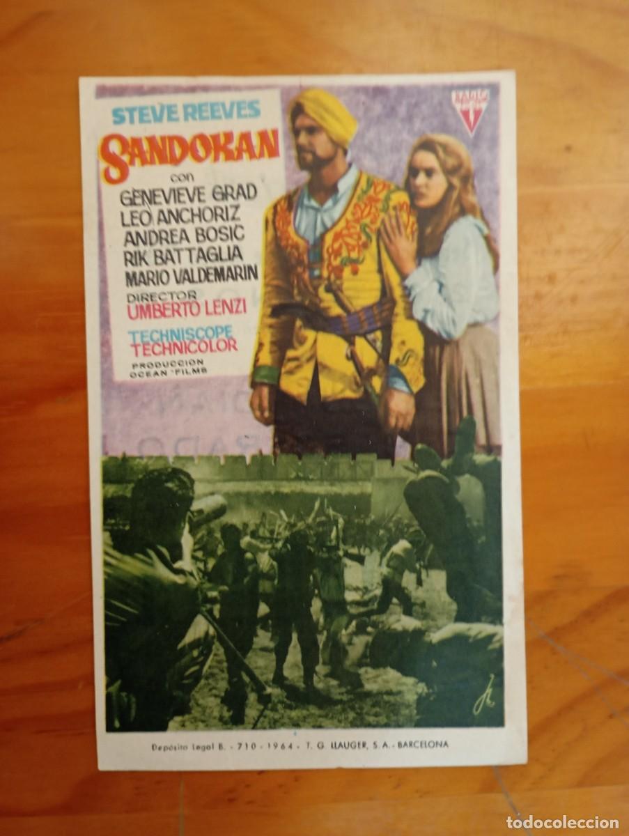 Cine: TAMMY--PROGRAMA DE CINE---C,T--SANDOKAN