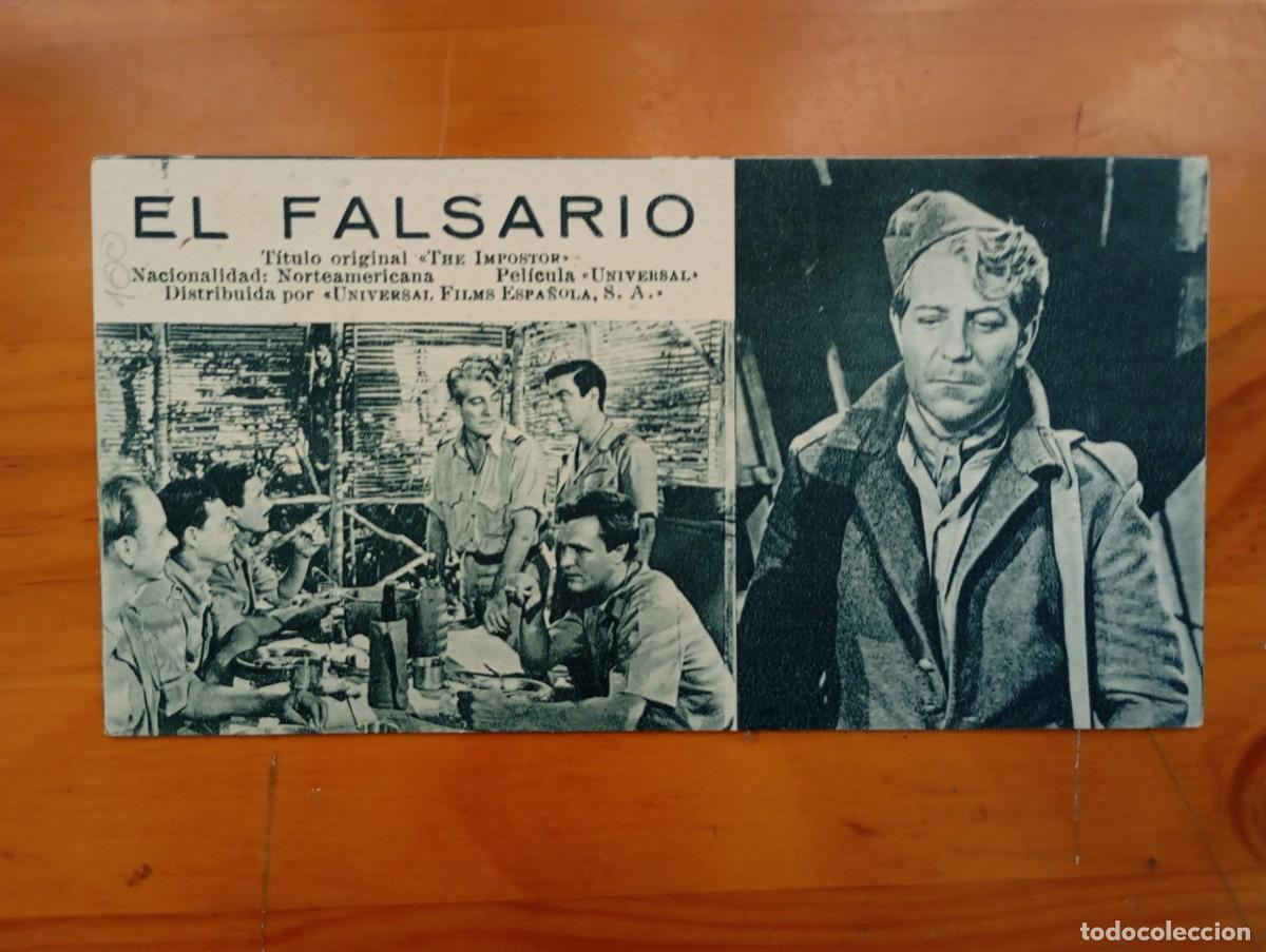 Cine: TAMMY--PROGRAMA DE CINE---FICHA 191--C,T--EL FALSARIO