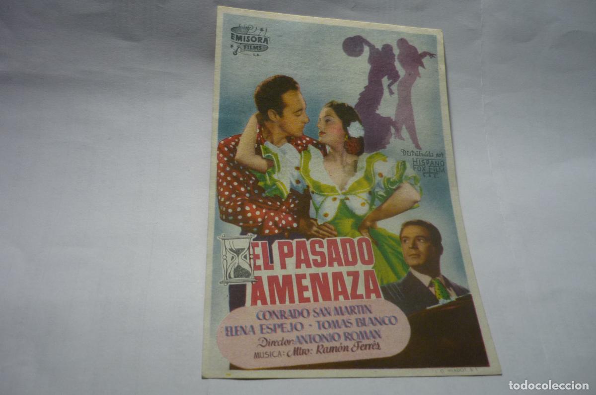 Cinema: programa el pasado amenaza.-elena espejo publicidad principal.-inca