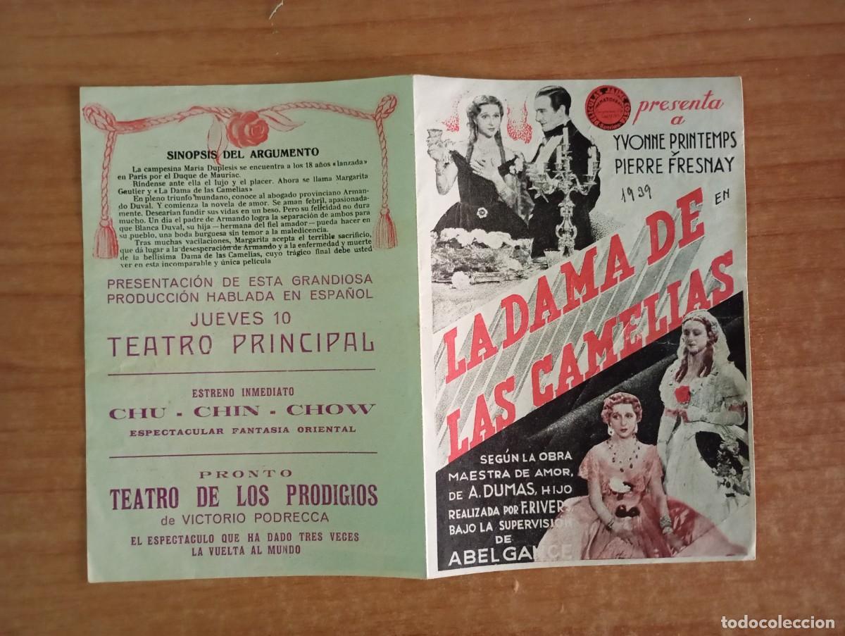 Cine: AL1--PROGRAMA DE CINE DE LA PELICULA--- LA DAMA DE LAS CAMELIAS - Foto 1