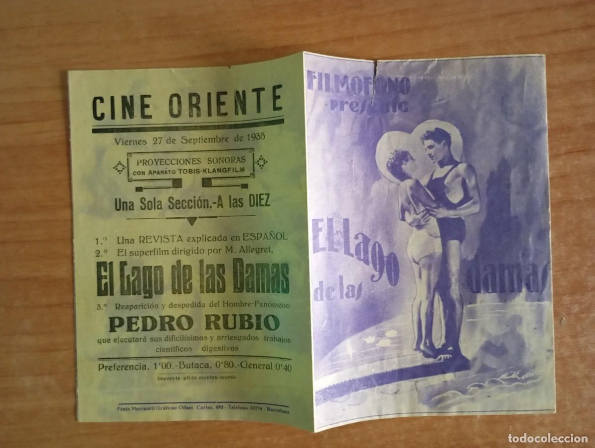 Cine: AL1--PROGRAMA DE CINE DE LA PELICULA--- EL LAGO DE LAS DAMAS