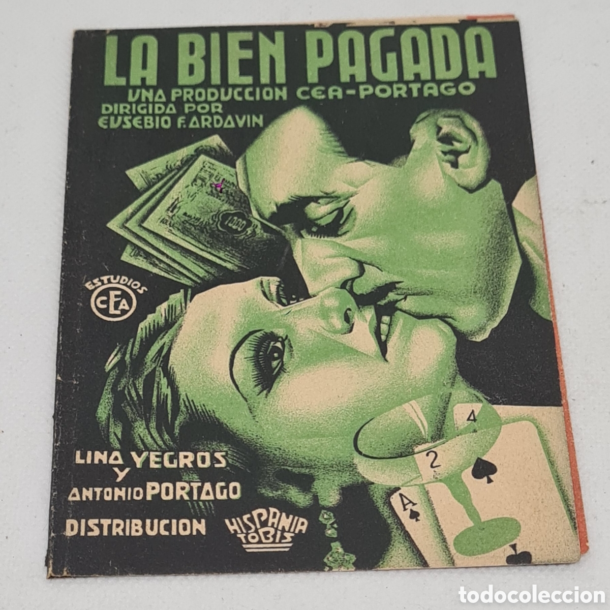 Cine: PROGRAMA MANO CINE ORIGINAL LA BIEN PAGADA - Foto 1