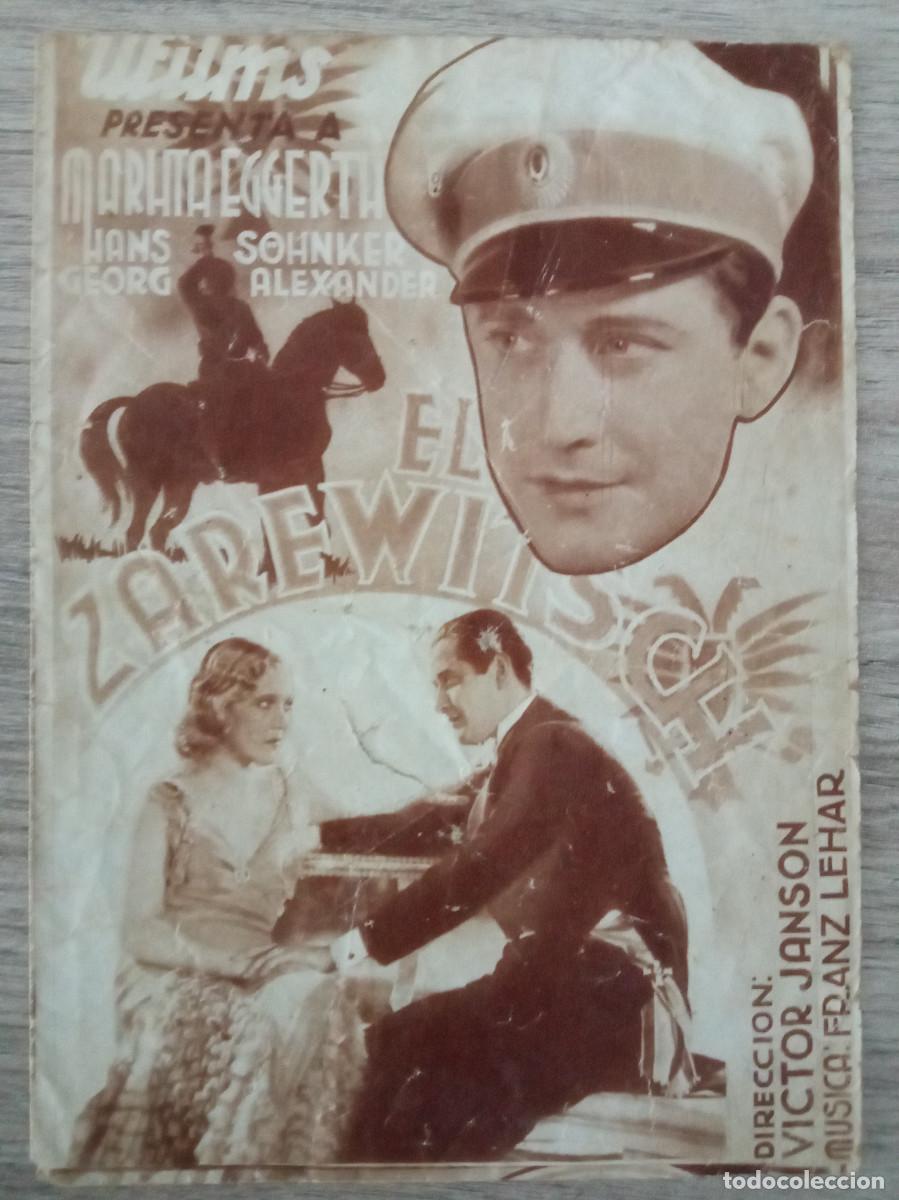 Cinema: EL ZAREWITSCH, MARTHA EGGERTH, TEATRO PRINCIPAL
