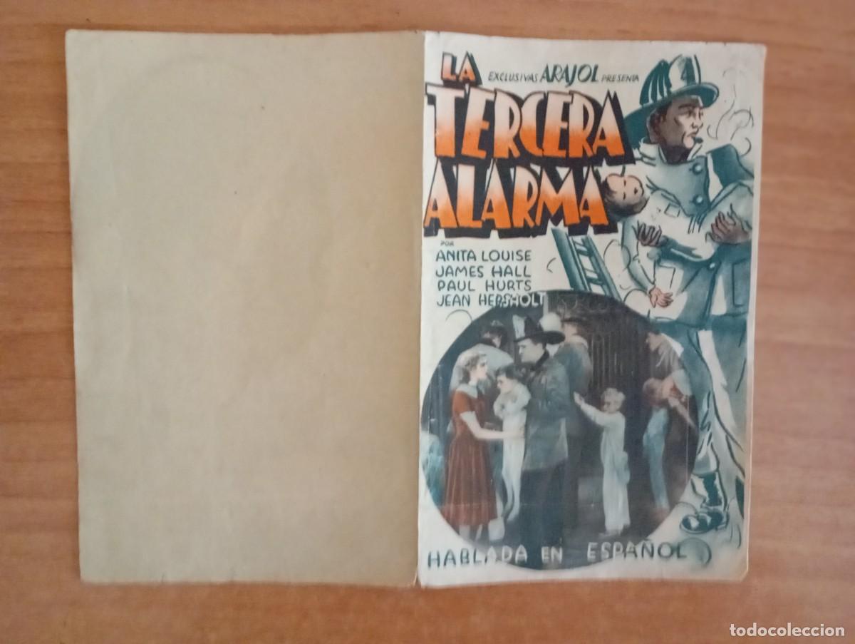 Kino: AL1-- PROGRAMA DE CINE DE LA PELICULA---LA TERCERA ALARMA