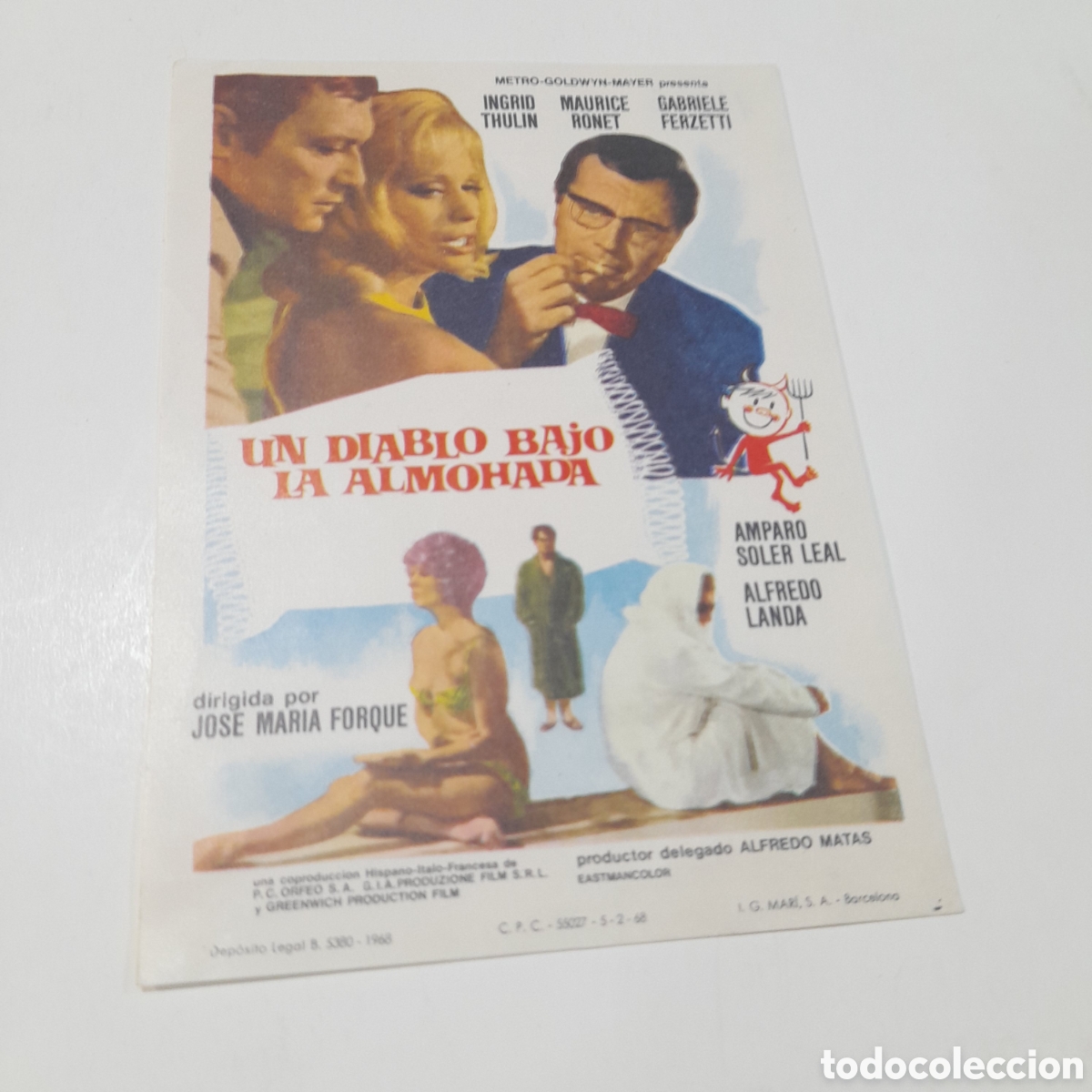 Cinema: Programa Un diablo bajo la almohada