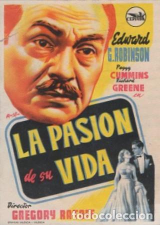 Cine: PROGRAMA DE CINE: LA PASION DE SU VIDA PC-7688 - Foto 1