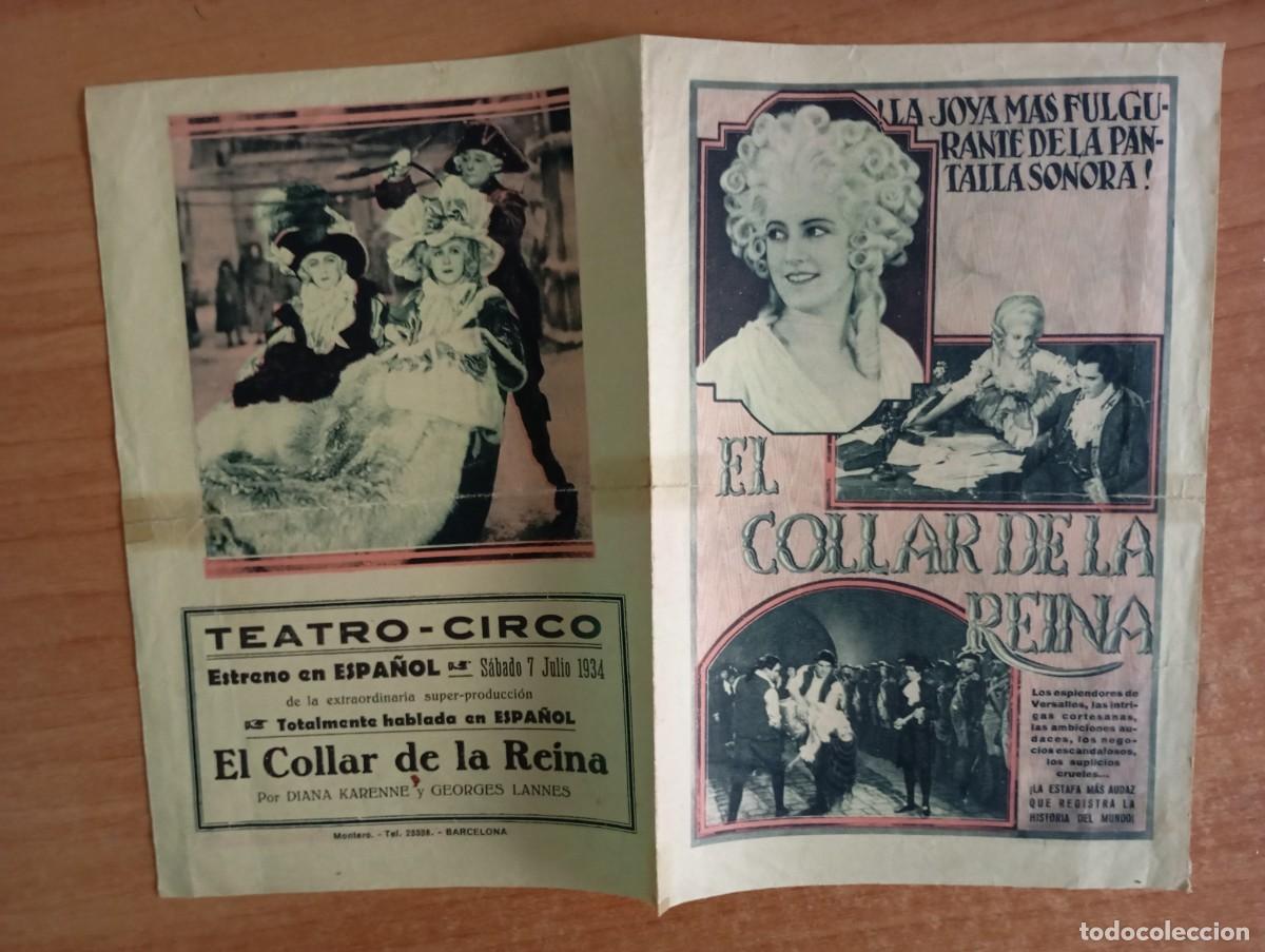 Cine: Z-PROGRAMA DE CINE---EL COLLAR DE LA REINA - Foto 1